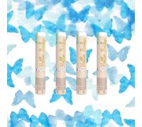 Cañón Confeti Mariposas azules 20 cm - Canon Confetti Gender Reveal Boy - Alcance 5-8 m - Confeti Biodegradable - Baby Shower, Nacimiento, Cumpleaños, Fiesta - Zenda Club