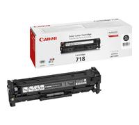 Canon CRG-718 Bk Original Negro 1 pieza(s)