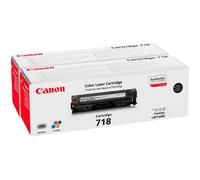 Canon crg-718 bk vp cartucho de tóner 2 pieza(s) original negro