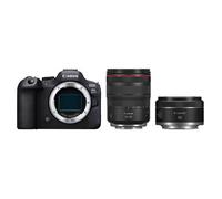Canon Cuerpo EOS R6 Mark II + 24-105 mm f/4,0 L IS USM + 50 mm f/1,8 STM Canon RF