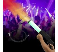 Cañón de CO2 for discoteca, columna de gas de dióxido de carbono, barra RGB, fiesta, LED, DJ, escenario, máquina de chorro de CO2, efecto nebulizador, pistola de humo, distancia de disparo de 6 a 8 m