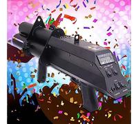 Cañón De Confeti Inalámbrico, Pistola Electrónica De Saludo De Tres Disparos En El Escenario, Pistola De Atmósfera De Flores De Confeti De Boda, Confeti Eléctrico, Pistola De Atmósfera Adecuada for Dj