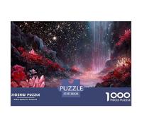 Cañón de Cristal Bajo Estrellas Místicas Puzzle de 1000 Piezas Papel Puzzle para Adultos Noche Fantasía Decoración Relajante Regalo Familiar 38x26cm/1000pcs 38x26cm/1000pcs