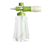 Cañón de espuma 1L para hidrolimpiadora Karcher K2-K7 ajustable | Compatible con Karcher K2-K7, perilla ajustable para espuma gruesa, conexión rápida de 0.25 pulgadas, fácil de instalar
