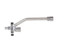 Cañón de espuma de doble conector | Adaptador de conexión rápida de doble propósito - Accesorio de a presión para debajo del coche | para lavar jardín, entrada, cubierta, casa, canalón,