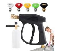 Cañón de espuma, kit de lavado de autos,Boquillas de lavado de alta presión para coche - Cañón de espuma diario de herramientas, suministros de lavado para muebles de exterior y automóviles