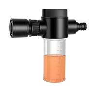 Cañón de espuma para lavado de coche, pulverizador dispersante de fertilizante líquido de 100 ml | Aspersor ajustable, riego de jardín de precisión con escala para patio al aire libre y césped