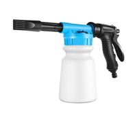 Cañón de espuma para manguera, cañón de espuma de coche,Arandela a presión | 1L La limpieza de automóviles de cañón de a mano de jabón a mano se a arandelas de energía y mangueras de jardín par