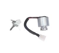 Cañón de ignición Interruptor de encendido y arranque compatible con Kubota Bx1500D, Bx1830D, Bx2200D y Bx2230D con llaves 66101-55200 y 16286-63602.