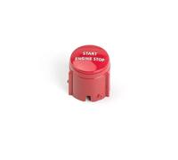 Cañón de ignición LR014015 Compatible con Land Range Rover Discovery 4, botón de arranque y parada del motor, cubierta de interruptor,(Red)