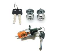 Cañón de ignición Par de 3 cilindros de cerradura de encendido (2 unidades) con 2 llaves con logotipo para Ford F-250 Super Duty 2005-2007.