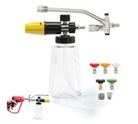 Cañón de lavado de coches Detalling, productos para el cuidado del coche | Dispensador de jabón para limpiador de alta presión para limpieza de jardín, cubierta, casa, caravana, terraza y granja