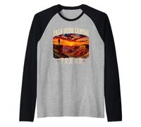 Cañón de Palo Duro, Texas Camiseta Manga Raglan