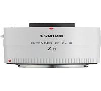 Canon EF 2x III - Adaptador para objetivos de cámaras Canon EF, color blanco
