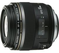 Canon EF-S 60mm f/2.8 Macro USM - Objetivo para Canon (Distancia Focal Fija 60mm, Apertura f/2.8-32, diámetro: 52mm) Negro
