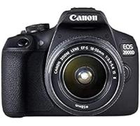 Canon EOS 2000D BK 18-55 IS II EU26 Juego de cámara SLR 24,1 MP CMOS 6000 x 4000 Pixeles Negro
