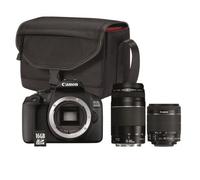 Canon EOS 2000D+EF-S 18-55 IS II+EF 75-300 f/4-5,6 III + Bolsa + Tarjeta de memoria SD 16 GB nuevo