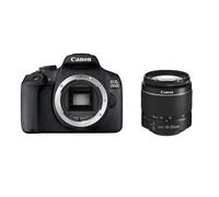 CANON EOS 2000D réflex 24.1 mpix Negro + objetivo KIT EF-S 18-55mm F3.5-5.6 III nuevo