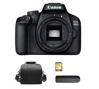 CANON EOS 4000D réflex 18 mpix Body Negro + SD 32GB + Bolsa + Lector de tarjetas de memoria nuevo