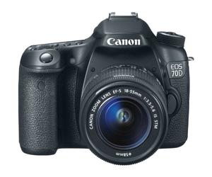 Canon EOS 70D Juego de cámara SLR 20.2MP CMOS 5472 x 3648Pixeles Negro - Cámara Digital (20,2 MP, 5472 x 3648 Pixeles, CMOS, 10x, Full HD, Negro)