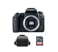Canon EOS 77D Cuerpo de cámara, bolsa y tarjeta SD Bundle
