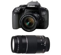 CANON EOS 800D + 18-55 IS STM + 75-300 III nuevo