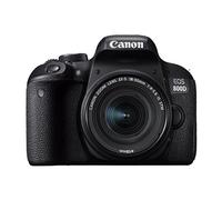 Canon EOS 800D - Cámara RÉFLEX de 24.2 MP (Pantalla táctil de 3.0'', NFC, Dual Pixel CMOS AF, Bluetooth,45 Puntos AF, 6 fps, Full HD, WiFi) Negro - Kit Cuerpo con Objetivo EF-S 18-55IS STM