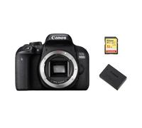 CANON EOS 800D Cuerpo + Tarjeta SD 32GB + Batería LP-E17