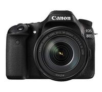 Canon EOS 80D - Cámara réflex digital de 24.2 MP (pantalla táctil de 3", video Full HD, enfoque automático, WiFi, objetivo Canon EF 18 - 135 mm f/3.5 - 5.6 IS (versión importada))