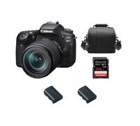 CANON EOS 90D EF-S 18-135mm IS USM+SANDISK 256GB+Bols LP-E6N * 2 piezas