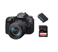 Canon Eos 90D Kit Ef-S 18-135Mm F3.5-5.6 Is Usm+Sandisk 128Gb+Lp-E6N