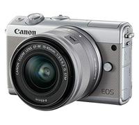 Canon EOS M100 GY M15-45 S - Cámara con Sensor APS-C de 24.2 MP (DIGIC 7, Dual Pixel CMOS AF, Pantalla táctil LCD de 8 cm, Full HD a 60P) Gris