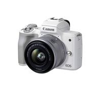 Canon EOS M50 Mark II Blanca + EF-M 15-45mm f/3.5-6.3 IS STM Plateado nuevo