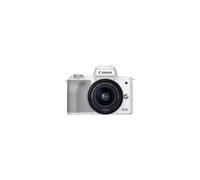 Canon EOS M50 Mark II blanca + EF-M 15-45mm f/3.5-6.3 IS STM plateado nuevo