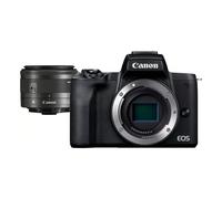 Canon EOS M50 Mark II + EF-M 15-45mm es STM Kit Negro Negro con EF-M15-45mm STM kit