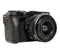 Canon EOS M6 Mark II - Cámara digital - sin espejo - 32,5 MP - APS-C - 4K / 30 fps - Zoom óptico 3x, objetivo EF-M 15-45 mm IS STM - Wi-Fi, Bluetooth - negra nuevo