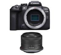 Canon EOS R10 + RF-S 18-45mm F4.5-6.3 IS STM + EF- R MILC 24,2 MP CMOS 6000 x 4000 Pixeles Negro