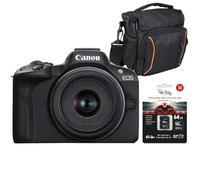 Canon EOS R50 negro + RF-S 18-45mm IS STM Starter Kit