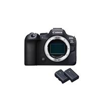 Canon EOS R6 Mark II Full Frame Mirrorless Body Solo + 2X Baterías (Kit de Batería Adicional) | 24,2 megapíxeles, 4K 60p, IS de hasta 8 Pasos y Enfoque automático Dual Pixel CMOS Auto Focus II