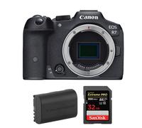 Canon EOS R7 + Canon LP-E6NH + SanDisk Extreme PRO UHS-II SDXC de 32 GB (300 MB/s) nuevo