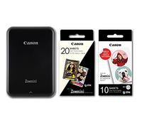 Canon Impresora fotográfica Zoemini Impresiones instantáneas | Tamaño de Bolsillo, sin Necesidad de Tinta y con conexión Bluetooth para Dispositivos Inteligentes - Negro