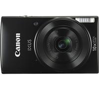 Canon IXUS 180 - Cámara digital compacta de 20 Mp (pantalla de 2,7”, zoom óptico de 10x, NFC, WiFi), color negro