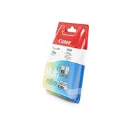 Canon - Juego de 2 cartuchos de tinta para impresora Canon Pixma MX395, MX 395, color negro