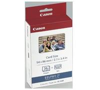 Canon KC-36IP - Papel fotográfico adhesivo para Selphy (tarjeta de credito, 36 hojas)