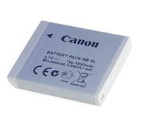 Canon Li-Ion Battery NB-6L f/IXUS 85IS, Litio-Ion, Blanco