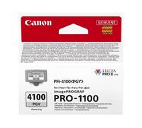Canon Cartucho de tinta PFI-4100PGY Original – Alto rendimiento – Gris foto