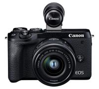 Canon M6 Mark II 32.5MP WiFi + Objetivo EF-M15-45mm F3.5-6.3 IS STM + Visor EVF-DC2