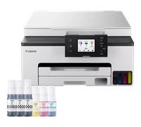 Canon MAXIFY GX1050: impresora inalámbrica MegaTank 3 en 1 de inyección de tinta en color con depósitos de tinta rellenables + 2 botellas de tinta ne