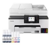 Canon MAXIFY GX2050: impresora multifunción inalámbrica MegaTank de inyección de tinta color con depósitos de tinta rellenables + 2 botellas de tinta
