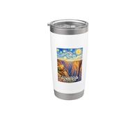 Cañón Negro del Parque Nacional Gunnison Vaso térmico de acero inoxidable de doble pared